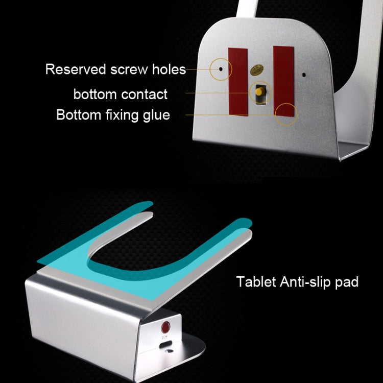 Tablet PC Anti-theft Display Stand with Charging and Alarm Funtion, Micro, 8pin, Type-C Tablet PC Anti-theft Display Stand with Charging and Alarm Funtion, Micro, 8pin, Type-C